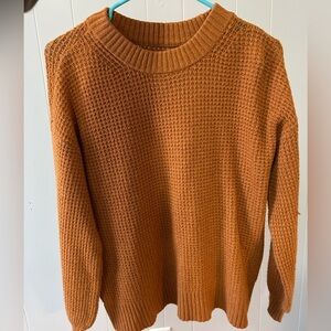 American Eagle Outfitters Rust Knit Sweater